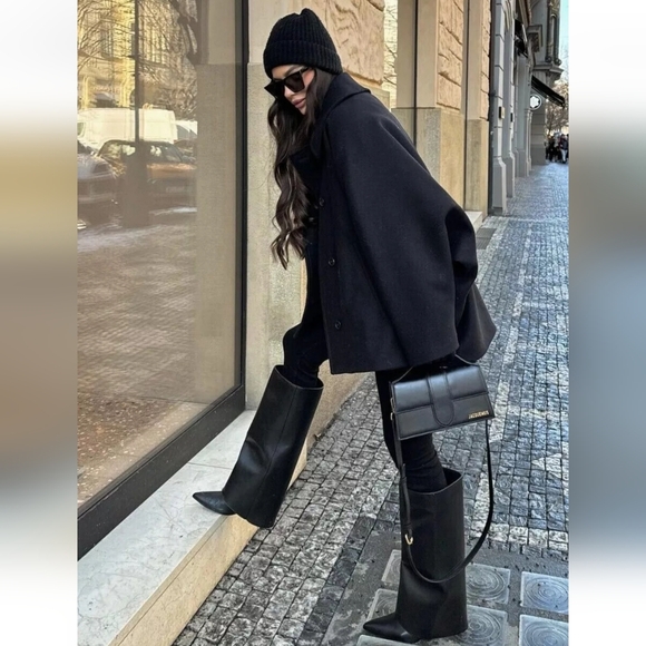 ZARA MANTECO WOOL COAT Black - Picture 6 of 17